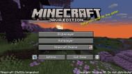 The main menu remains unchanged in Minecraft Java 23w51b (Image via Mojang)